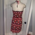 Vanity long tank top dress beaded neck Y2K 2000s boho size small Y2K beach Red Photo 1