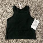 Lululemon ebb to street cropped tank legacy green size 4 Photo 0