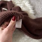 Miss Love  Brown Collar Crop Sweater Photo 5