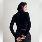 Madewell  ribbed supercropped turtleneck top Photo 1