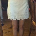 Forever 21 ✨HP BEST IN SKIRTS 💕 Laser Cut White Skirt Photo 3