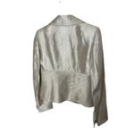 Kasper Vintage  Women's 2 Piece Dress Set Jacket Dress Gold Metallic Sheen Size 4 Photo 11