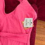 Shade & Shore  Belted Halter Plunge Neck Full Coverage One Piece Swimsuit Photo 7