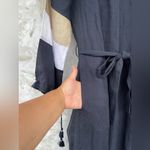 Ancient Kallos navy Linen Kaftan Dress Photo 7