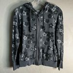 Envy’s Closet The Hallie Grey Floral Zip Up Hooded Sweater Gray Size XS Photo 2