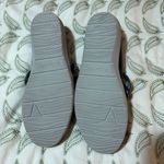 Vionic  Double Strap Cala Black Leather Mary Jane Wedge Shoes 7.5 Photo 4