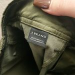 J Brand  Olive Green Cotton Blend Satin Cargo Skinny Pants Photo 8