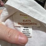 Roxy  x Kate Bosworth Women's M Floral Button-Up Shirt White Vintage Photo 10