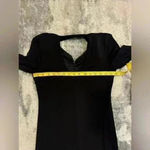 EXPRESS Women’s Black V-Cut  Dress Photo 3