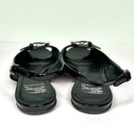 Burberry Nova Check Slingback Open Toe Flat Sandals Black 38 / 8 Photo 5