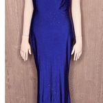 Lulus Nwt  royal blue rhinestone sleeveless hauler formal prom evening gown dress Photo 4