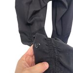 Lululemon Black Ruched Leg Stirrup Leggings Sz 6 Photo 6