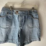 Sonoma Vintage 90s Size 10 W32 Inseam 4'5" Cotton Denim Mom Shorts Blue Photo 1