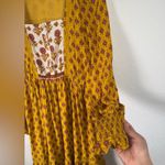 Yellow Bohemian Dress – Feminine and Flowy Size M Photo 3