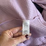 Michelle Mae thermal fleece long cardigan hoodie Purple Photo 10