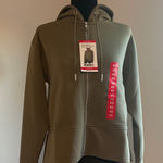 DKNY  Olive Hooded Women's Jacket Photo 0