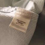 Christopher & Banks Women’s blue and white striped canvas skirt size 10 cotton Photo 3