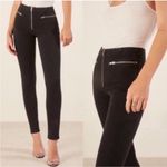 Reformation Niki Jean in Argentine Black Denim Zippers Skinny Size 26 Photo 13