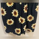 SO  Black Sunflower Print Romper Women's Sz Small Photo 4