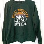 American Eagle Outfitters Tailgate Rocky Mountain Park Vintage Crew Neck Green Size L Photo 0