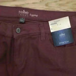 Soho Burgundy NY & C  skinny jeans size 8 Photo 3