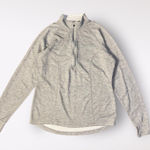 L.L. Bean Vintage Gray Womens Quarter Zip Pull Over Long Sleeve Top Size S Photo 0