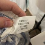 Gap linen blend Striped Blue and White Women Shorts Size small Photo 7