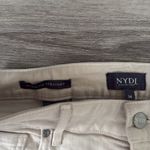 NYDJ  Light Tan Straight-Leg Jeans 14 High Rise Denim Stretchy Photo 2