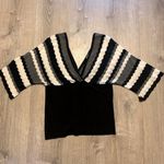 Sexy Crochet Sweater Black Size L Photo 0