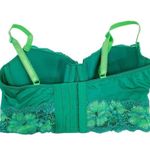 Adore Me  Green Neon Lace Candi Underwire Contour Bra 30D Photo 7