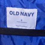 Old Navy Vintage  Electric Blue Puffer Vest Women's Size Small Photo 3