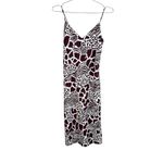 Adam Lippes  White and Brown Animal Print Slip Dress Photo 1