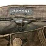 Aeropostale  Women’s Size 4 Mom Jean Shorts Black Distressed Denim Photo 3