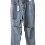 Topshop  Ripped Distressed Jeans Womens US size 34x30 NWT Photo 0
