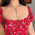 Vestique pavé crystal embellished rhinestone drop lariat necklace Photo 0