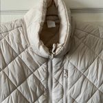 Zella Womens Full Zip Crop Nylon Quilted Lightweight Puffer Vest Size Small Photo 2