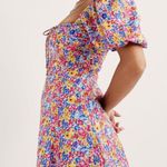 For Love & Lemons  Prairiecore Cottagecore Sasha Mini Dress
Blue Dizzy Floral
XS Photo 3