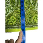 Positive Attitude Linen Blend Sleeveless Top Size 16 Green Paisley Print White Photo 9