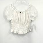 BCX Bc Juniors' Double-Face Gauze Top in White Size Medium NWT Photo 1