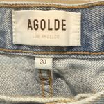 AGOLDE  Riley Jeans size 30 High Rise Cropped Raw Hem‎ Photo 4