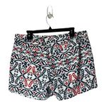 Tommy Hilfiger  Red White And Blue Aztec Print Cotton Mid Rise Shorts Size 12 Photo 1