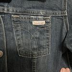 Calvin Klein Jeans Denim Jacket Womens Large Button Up Stretch Photo 5