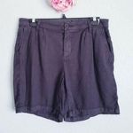 NYDJ Not Your Daughters Jeans‎ Relaxed Pleated Linen Shorts Photo 0