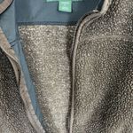 Woolrich Sherpa Fleece Zip Vest Womens XL Dark Toast Heather Brown Photo 2