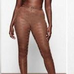 SKIMS NWT  After Hours Sheer Leggings Logo Mesh Tights Ochre 3X Photo 4