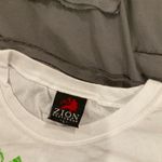 Zion Rootswear Bob Marley Graphic Tee - White with Multicolor Design Photo 1