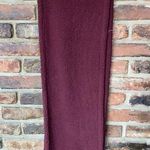 Lands' End  Plush Fleece Maroon Red Infinity Scarf Women's Photo 0