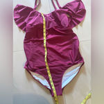 Old Navy Women's One Piece Maternity Swimsuit size small P purple Photo 5