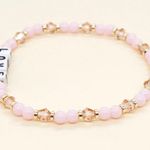 Pink Beaded Love Bracelet Photo 3