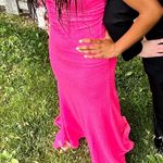 Dillard's Hot Pink Prom Dress Photo 0